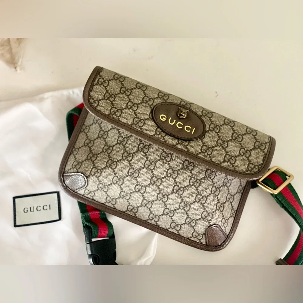 NOT GUCCI | GG Supreme Monogram Neo Vintage Belt Hip Bag - Picture 3 of 11